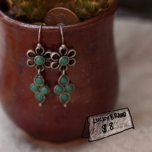 Lucky Brand Turquoise Drop Earrings